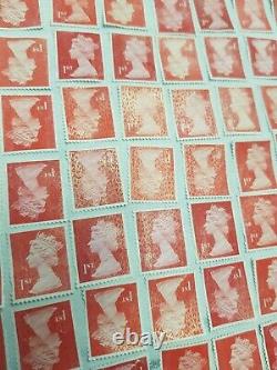 1000 1st class unfranked security stamps (Next day delivery)