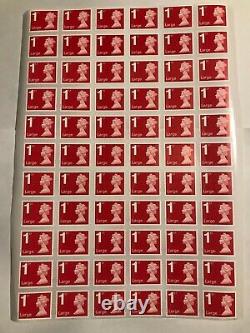 1000 X 1st Class Large Letter New Royal Mail Stamps Self Adhesive FAST POSTAGE