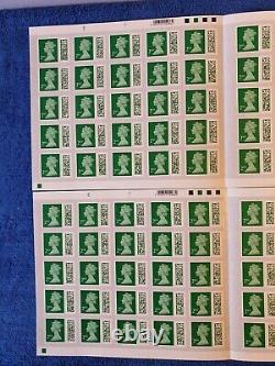 1000 x 2ND SECOND CLASS BRAND NEW BARCODED ROYAL MAIL SWAP-OUT STAMPS UNFRANKED