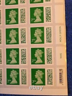 1000 x 2ND SECOND CLASS BRAND NEW BARCODED ROYAL MAIL SWAP-OUT STAMPS UNFRANKED