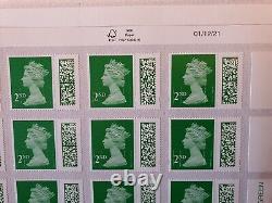 1000 x 2ND SECOND CLASS BRAND NEW BARCODED ROYAL MAIL SWAP-OUT STAMPS UNFRANKED