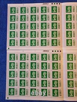 1000 x 2ND SECOND CLASS BRAND NEW BARCODED ROYAL MAIL SWAP-OUT STAMPS UNFRANKED