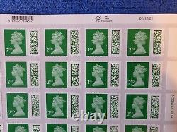 1000 x 2ND SECOND CLASS BRAND NEW BARCODED ROYAL MAIL SWAP-OUT STAMPS UNFRANKED