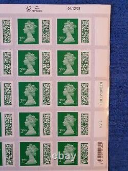 1000 x 2ND SECOND CLASS BRAND NEW BARCODED ROYAL MAIL SWAP-OUT STAMPS UNFRANKED