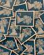 1000 x 2nd CLASS STAMPS BLUE SECURITY UNFRANKED OFF PAPER QUALITY A GRADE