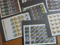 1000 x GB 1st CLASS pictorial STAMPS in sheets MNH £1100 FACE SEE PHOTOS