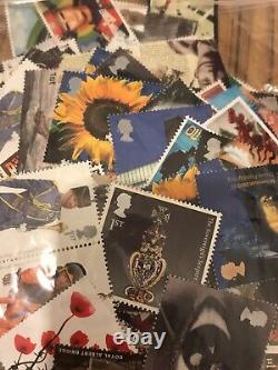 100 1st Class Stamps Cheap Postage FV £125 (Random Selection) (lot12)