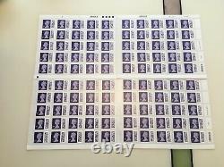 100 x Royal Mail First Class Barcode Stamps Genuine 2022 New Stamps