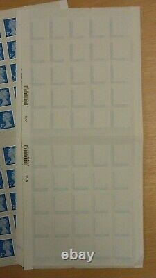1500 self adhesive second 2nd class stamps face value £990 discounted cheap post