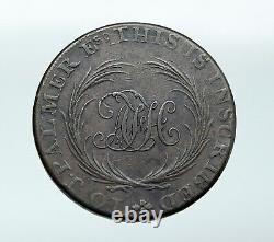 1790's ENGLAND Great Britain MIDDLESEX Conder MAIL COACH OLD Token Coin i87676