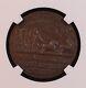 1790's Great Britain Middlesex Mail Coach Conder 1/2 Penny NGC MS62 DH-366