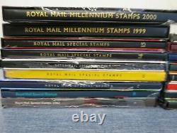 17 ROYAL MAIL SPECIAL STAMPS YEARBOOKS 1984 to 2000 WITH MNH STAMPS INSERTED