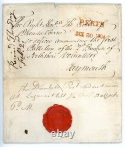 1804 entire Military Mail wrapper Whitehall to Earl of Bredalbane, Taymouth