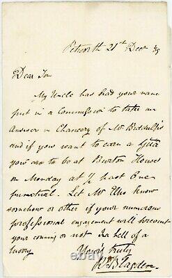 1839 TWO LETTERS to THOS. JOHNSON U4P PERIOD CHARGED 2d LOCAL SUSSEX POST