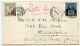 1901 2d+2½d cvr to USA tied K48 London & Holyhead T. P. O. United States Mail