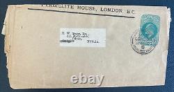 1902 London England Postal Stationery Wrapper Cover To Odessa Russia Daily Mail