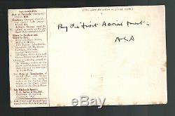 1911 England First Flight Aerial Post Coronation Postcard Cover Red to Surrey
