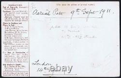 1911 Windsor First Aerial Post to FRANCE Mixed Franking Ed VII & GV Usage Die 3