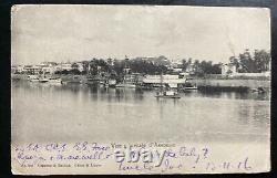 1916 Suez Egypt Field Post Office Postcard Censored cover To Scotland