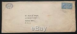 1919 Constantinople British Post Office Missionary Cover to Boston Ma USA