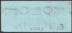 1937 Air Mail London-Buenos Aires 2/6 Seahorse + 1/- + 6d Very Good Used