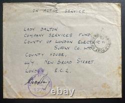 1943 British Field Post Office 293 OAS Censored Cover To London England
