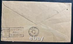 1944 British Field Post Office OAS Censored Cover To Edmonton Canada