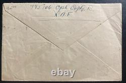 1944 British RAF Field Post Office OAS Censored Cover To MEF Tripolitania