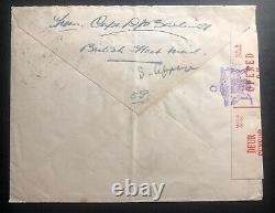 1944 India British Field Post airmail Censored Cover To Durban South Africa