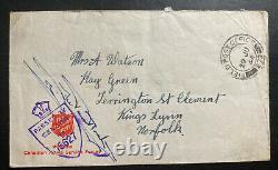 1944 Normandy France Canadian Field Post Office 272 Cover To Norfolk England