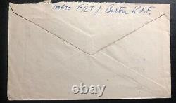 1944 Royal Air Force Field Post OAS Censored Iceland Cover To York England