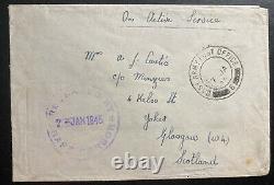 1945 Belgium Antwerp Base Army Post Office BAPO 8 Oas Cover To Glasgow Scotland