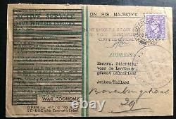 1949 Celle Germany British Field Post OHMS Cover To Arnhem Holland