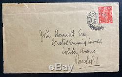 1951 Lundy Channel Island England Airmail Air Post Cover To Bristol