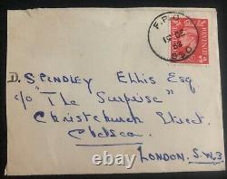 1952 Supreme Allied Command SHAPE Field Post Office Cover To London England