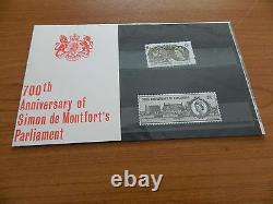 1965 YEAR SET OF 4 PRESENTATION PACKS (Nos 5,6,7,8) IN MINT CONDITION