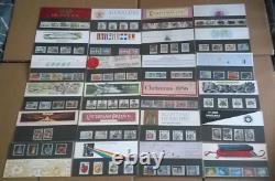 1982 1989 GB Stamps 63 Presentation Packs
