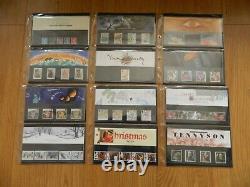1990 to 1994 5 YEARS OF PRESENTATION PACKS + FDC ALBUM IN MINT CONDITION