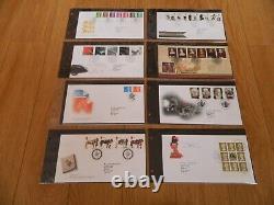 1995 To 1999 66 X FDC's ALL SHS-IN MINT CONDITION WITH ALBUM-PLEASE SEE PHOTOS