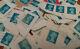 1.950 KG 2nd class BLUE'security' stamps FRANKED on paper KILOWARE FREE POST