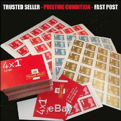 1st Class LARGE Stamps PRISTINE Self Adhesive Postage First Stamp FAST POST WOOW