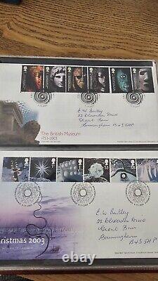 1st day cover stamps royal mail Job Lot Pristene Condition 2003-2006