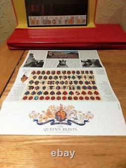 1st day cover stamps royal mail Mint Stamps, The queen's Beasts 285. 24-2 1998