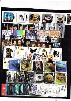 2000-2010 Various Unmounted Mint Commemorative Stamps From Years Drop Down Menu