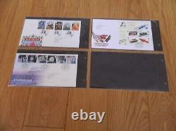 2002 & 2003 39 X FDC's ALL SHS-IN MINT CONDITION WITH ALBUM-PLEASE SEE PHOTOS