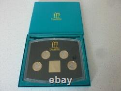 2002 Manchester XVII Commonwealth Games Royal Mail Four £2 Proof Coin Set