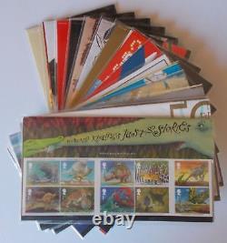 2002 Royal Mail Commemorative Presentation Packs. Sold separately & as year set