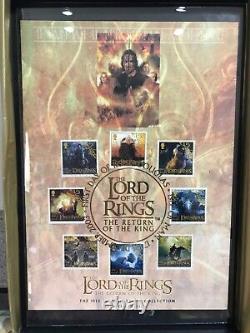2003 LOTR Return of the King Limited Edition Isle of Man Post Stamps Boxed Set