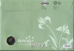 2009 GB Kew Gardens Royal Mail/Mint Bunc 50p Coin FDC