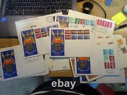 200+ ROYAL MAIL FIRST DAY COVERS. 1971-1990s, ALL UNADDRESSED/OR IN PENCIL